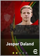 بطاقة Jesper Daland · CB