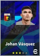بطاقة Johan Vásquez · CB