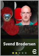 Carte de Svend Brodersen · GK