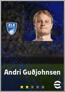 Carte de Andri Guðjohnsen · CF