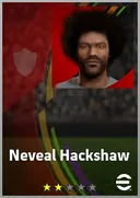 بطاقة Neveal Hackshaw · CB