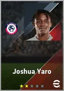 Carte de Joshua Yaro · CB