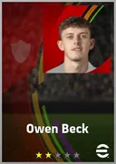 بطاقة Owen Beck · LB