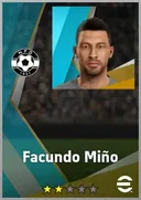 بطاقة Facundo Miño · CB