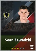 بطاقة Sean Zawadzki · CB