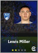 Lewis Miller RB card