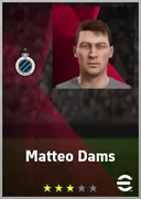 Matteo Dams LB card