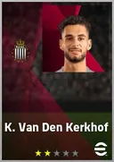 K. Van Den Kerkhof RB card