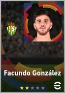 Carte de Facundo González · CB