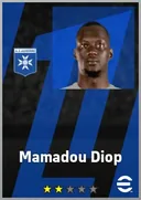 بطاقة Mamadou Diop · GK