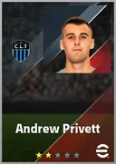 بطاقة Andrew Privett · CB