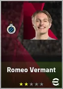 بطاقة Romeo Vermant · CF