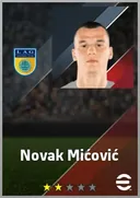 بطاقة Novak Mićović · GK