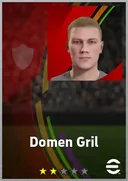 Carte de Domen Gril · GK