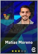 بطاقة Matías Moreno · CB