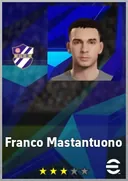 Franco Mastantuono RWF card
