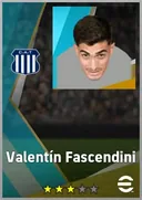 بطاقة Valentín Fascendini · CB