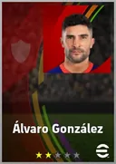 بطاقة Álvaro González · CB