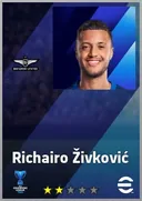 Carte de Richairo Živković · CF