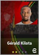بطاقة Gérald Kilota · LB