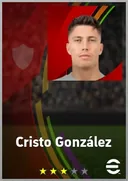 بطاقة Cristo González · CF