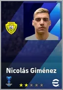بطاقة Nicolás Giménez · AMF
