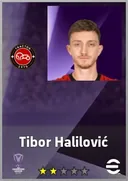 بطاقة Tibor Halilović · AMF