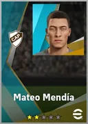 بطاقة Mateo Mendía · CB