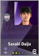 بطاقة Sasaki Daiju · CF
