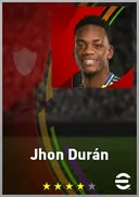 بطاقة Jhon Durán · CF