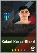 بطاقة Kalani Kossa-Rienzi · RB