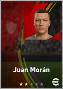 Juan Morán LB card