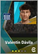 بطاقة Valentín Dávila · CF