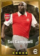 بطاقة Sol Campbell · CB