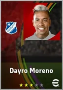 بطاقة Dayro Moreno · CF