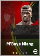 Carte de M'Baye Niang · CF
