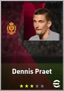 Carte de Dennis Praet · AMF