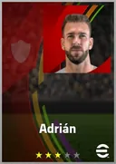 Carte de Adrián · GK