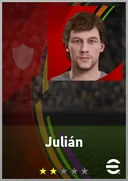 بطاقة Julián · GK