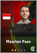 بطاقة Maarten Paes · GK
