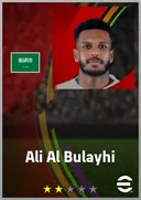 Ali Al Bulayhi CB card