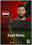 بطاقة Saad Natiq · CB