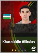 Khusniddin Alikulov CB card