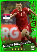 بطاقة Nikola Milenković · CB