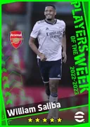 بطاقة William Saliba · CB