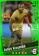 بطاقة Jules Koundé · RB