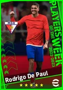 Rodrigo De Paul CMF card