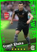 Carte de Granit Xhaka · DMF
