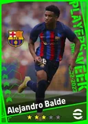 Carte de Alejandro Balde · LB