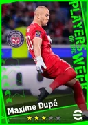 بطاقة Maxime Dupé · GK